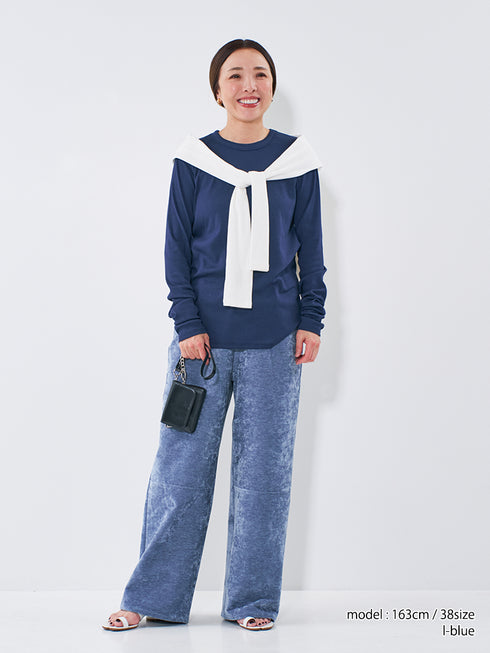 【 予約:11月中旬 】MOLE TWILL TUCK WIDE PT /Y254-31136